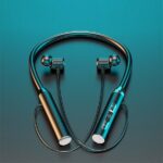 G7 Bluetooth Neckband With Magnetic Headsets- Black Color - Image 2