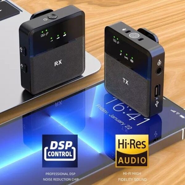 SX9 Mini Wireless Microphone For Type C & 3.5 Interface In Bangladesh