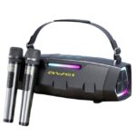 Awei KT28 Portable Karaoke Bluetooth Speaker with Dual Wireless Microphones - 30W