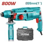 TOTAL 800W Heavy Duty Rotary Hammer Drill Machine