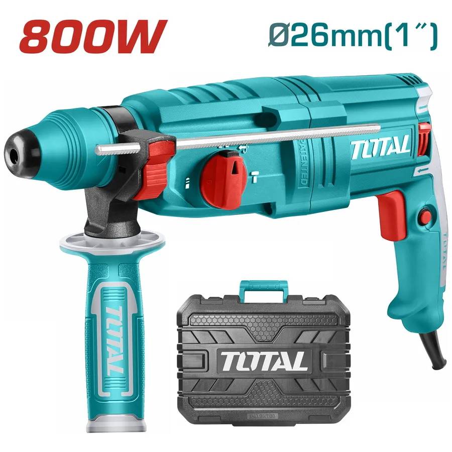 total-800w-heavy-duty-rotary-hammer-drill-machine-1.jpeg TOTAL 800W Heavy Duty Rotary Hammer Drill Machine - Image 1